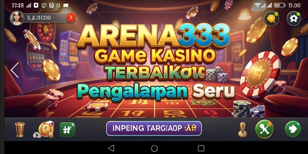 Screenshot ARENA333 menampilkan pemain yang menikmati pengalaman Kasino interaktif.