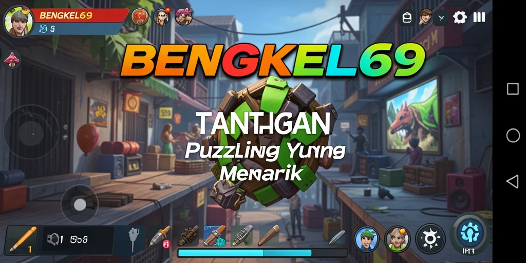 Tampilan gameplay BENGKEL69 yang mendebarkan dan penuh warna.