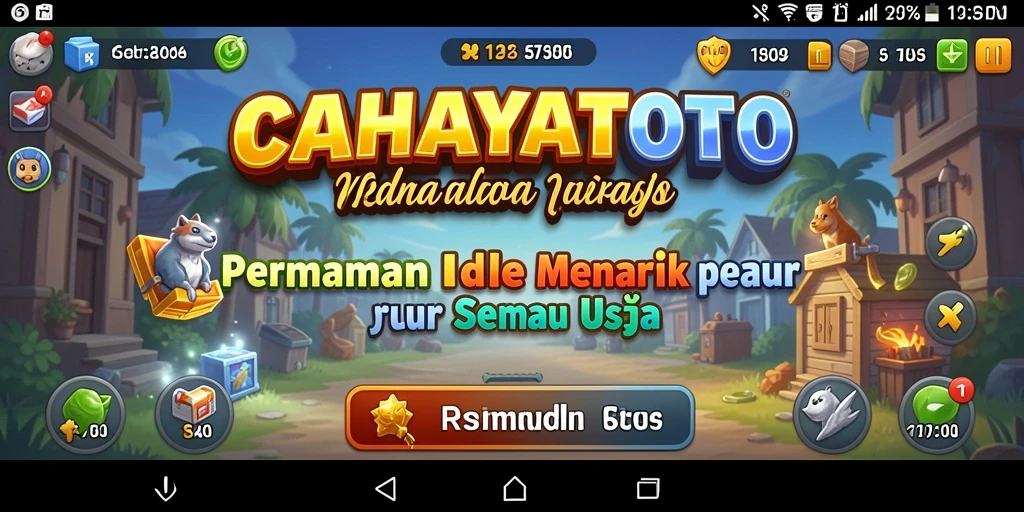 Tampilan menarik dari gameplay CAHAYATOTO yang santai.