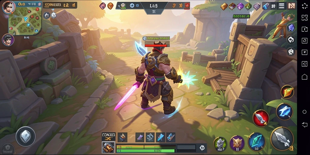 Tampilan gameplay menarik dari COIN303 yang penuh aksi.