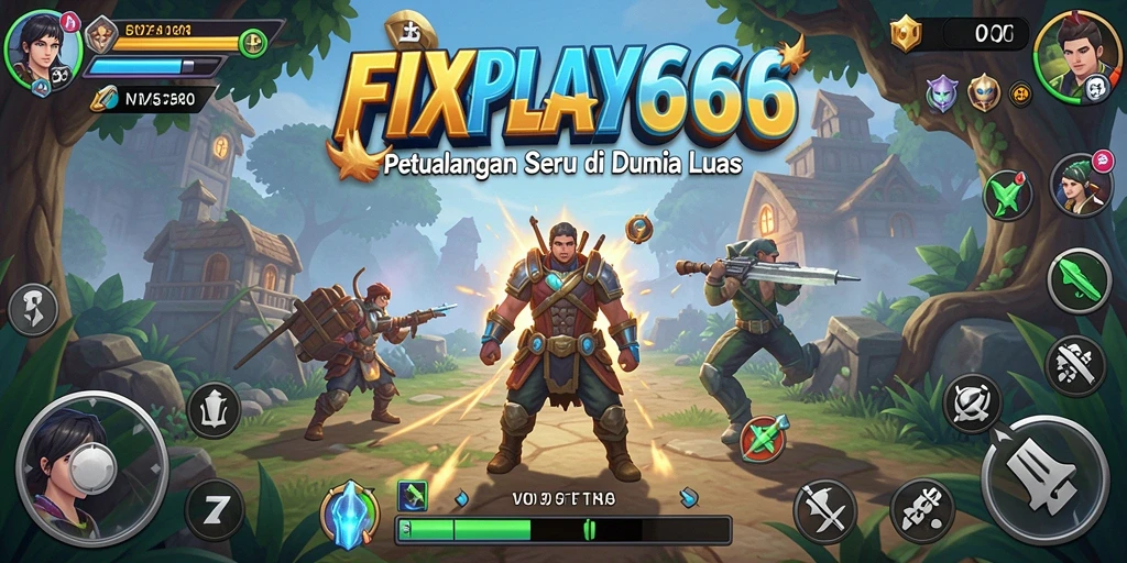 Gambaran gameplay FIXPLAY666 yang seru dalam petualangan penuh aksi.