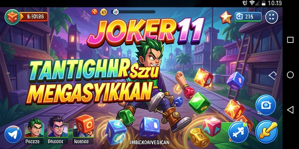 Screenshot JOKER11 menampilkan gameplay Puzzle yang menantang dan menarik.