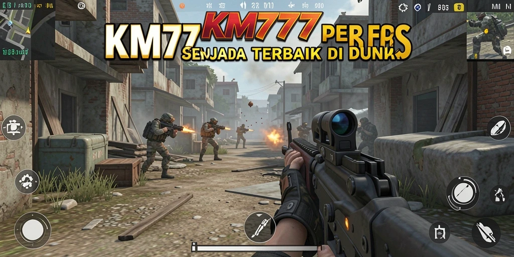 Tangkapan layar gameplay KM777 yang penuh aksi dan ketegangan.
