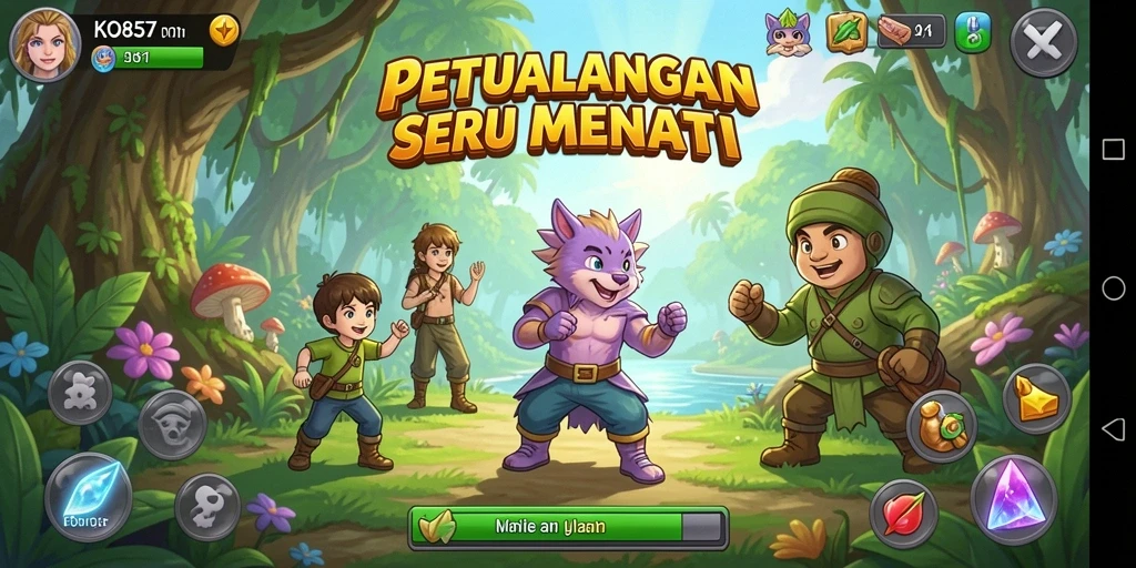 Gambaran gameplay KO857 yang seru dan penuh tantangan.