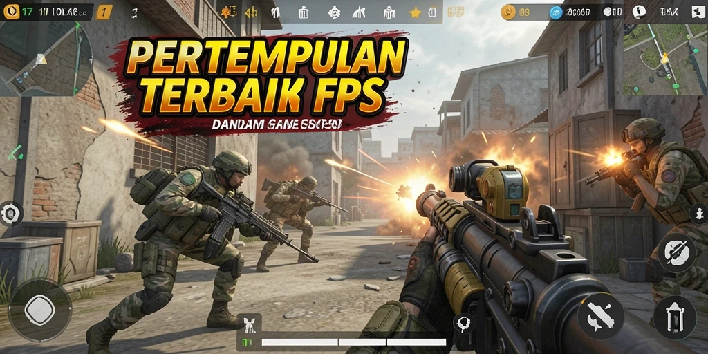 Screenshot gameplay OLX17 dengan aksi pertempuran seru dan grafis menakjubkan.