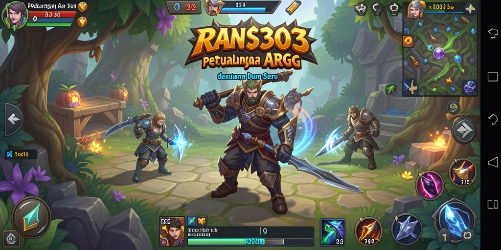 Tampilan gameplay seru RANS303 dengan pertarungan mendebarkan.